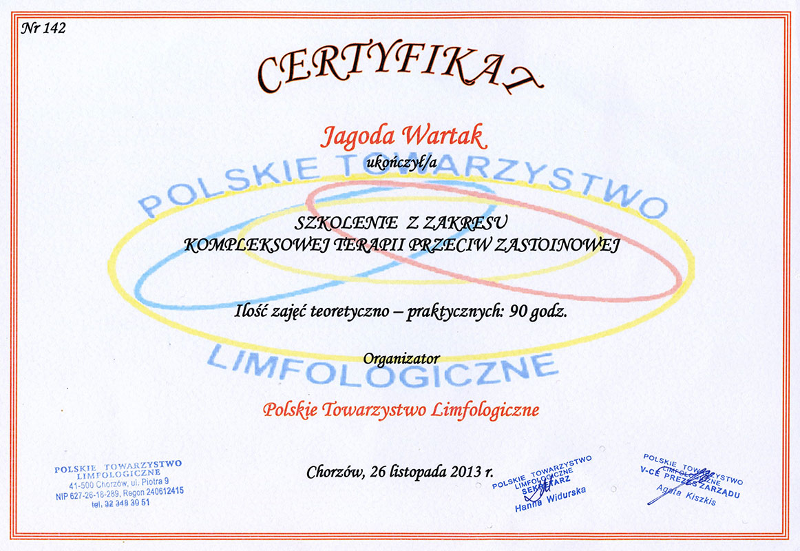 Dokument: Kompleksowa terapia przeciwzastoinowa